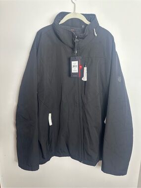 T-Tech by Tumi | Men’s Big & Tall 3XL Black Full Zip Water Resistant Jacket NWT